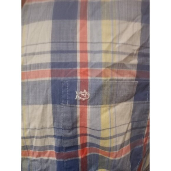 Southern Tide Men's 2XL Classic Fit Button Down Shirt Plaid Multicolor Plaid - Picture 2 of 11